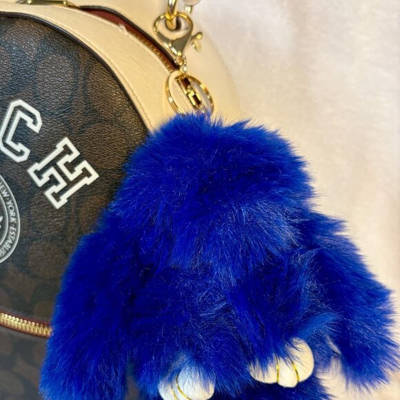 Coach Rare Jordyn Backpack in Signature Canvas with Varsity Motif, Fluffy Charm main image 8